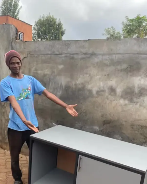 Fundi with a finished cabinet